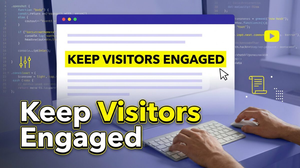 Thumbnail showing a person interacting with code